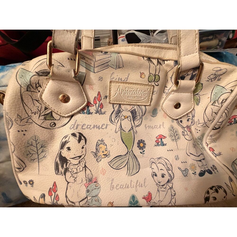 Disney Store Animators Collection Baby Princesses Satchel Princess Handbag Purse